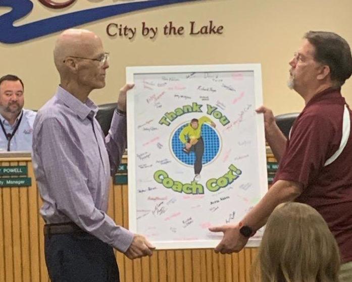 Gary Cox at The Colony City Council meeting